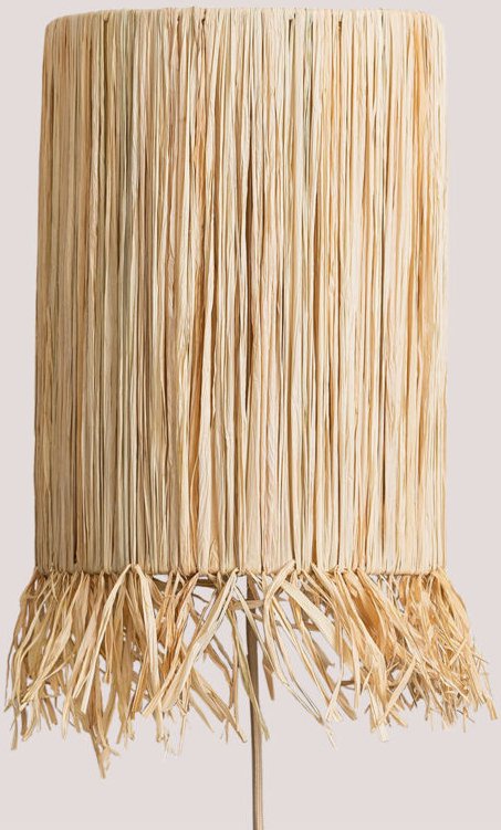 Wandleuchte aus Bast Bellver Natürlich - Sklum