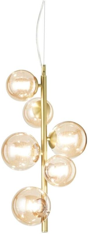 Thumbnail - Perlage 6-flammige Kugel-Deckenleuchte aus Messing - Ideal Lux