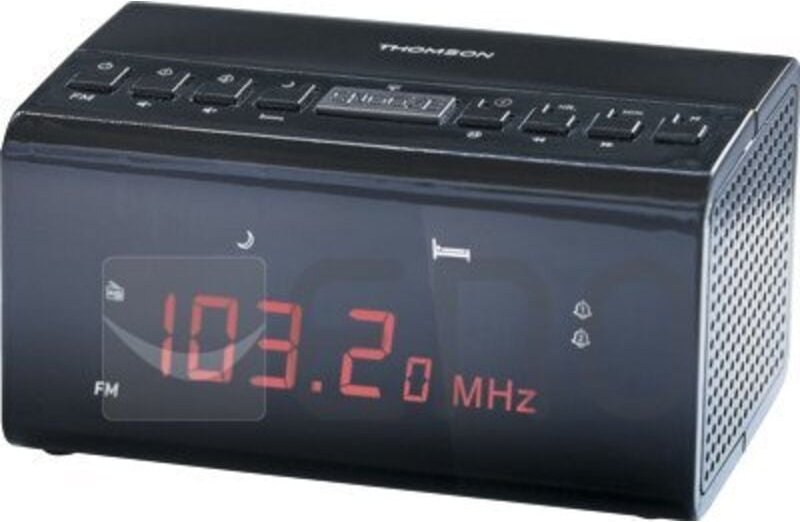 CR50 Funkuhr Schwarz - Thomson