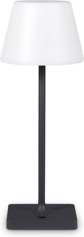 Stehlampe In- und Outdoor Tischlampe Akku Garten Terasse Aufladbar rgb Grau, Tischleuchte 7 (Akku) - Paco Home