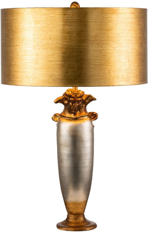 Bienville - 1 Leuchttischlampe Gold, Silber, E27 - Elstead