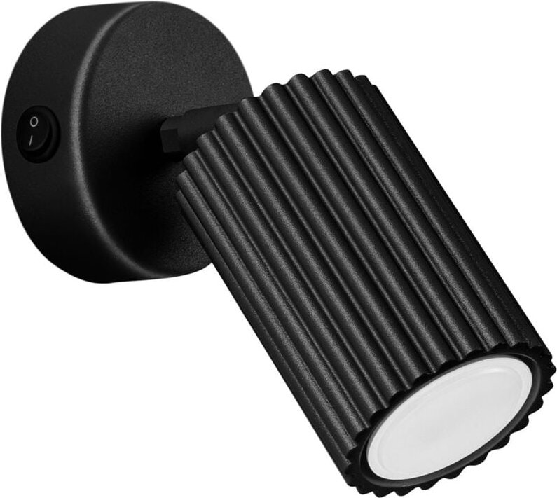 Licht-erlebnisse - Wandleuchte Aluminium GU10 verstellbar Schwarz Modern Spot Lampe Wand