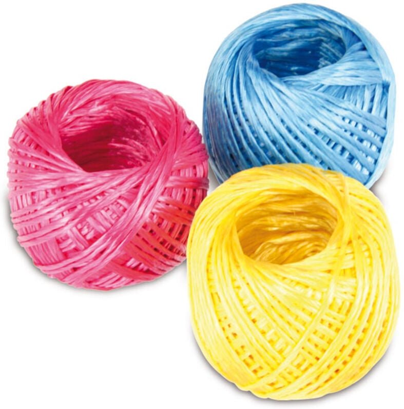EUROTOOLS Paketschnur, 3x 50 m, 3 Farben