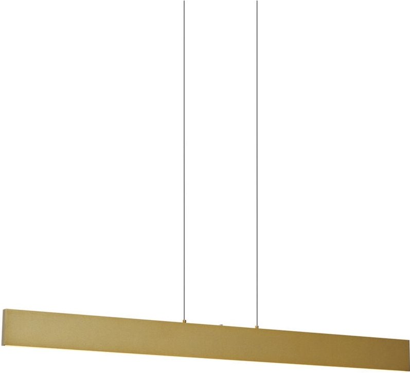 Moderne Hängelampe Messing inkl. led 3-Stufen-Dimmbar Easylift - Straight