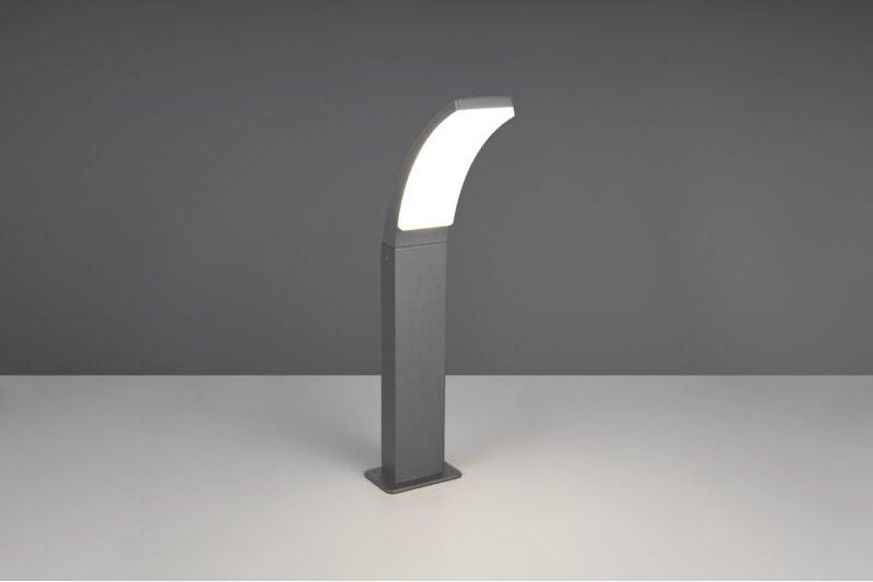 Moderne LED-Säule anthrazit 60 cm für den Außenbereich