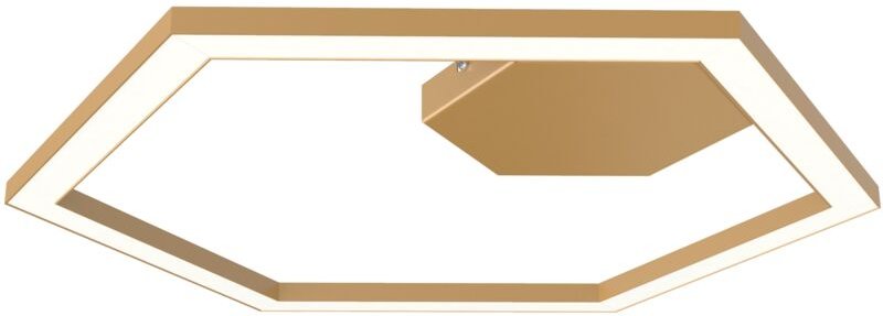 Lumicom - esagono plafoniera Ø60 monocolore opaco