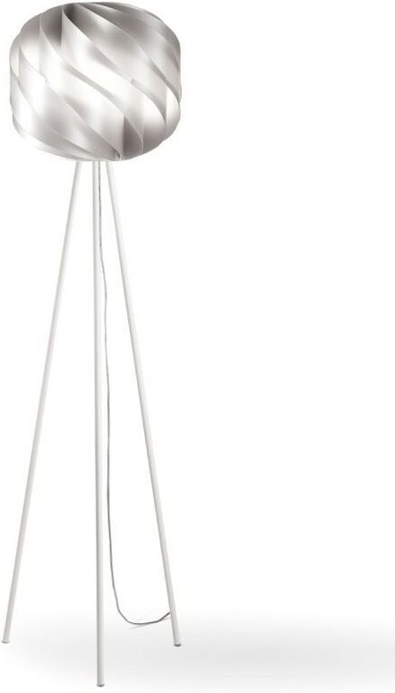 Linea Zero - Silbernes Stativ aus Metall Cm. 40 x 163 h