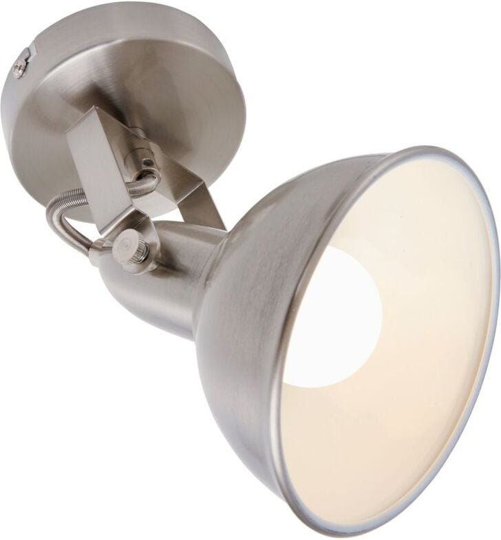 Briloner - Wandstrahler Retrodreh-& schwenkbarem Spot 1xE14 40W Metall Satin-Weiß
