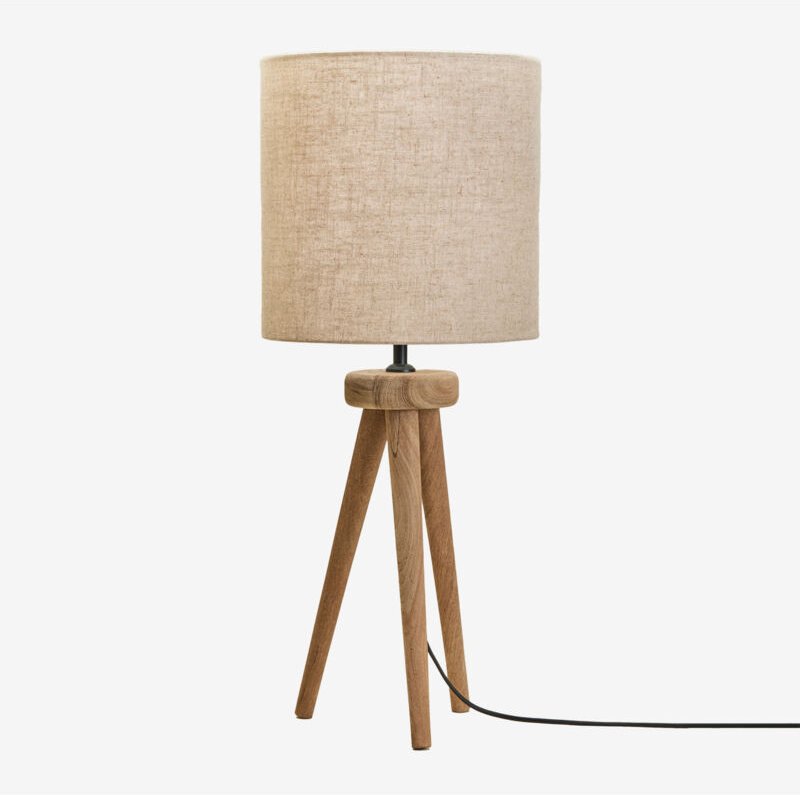 Simona Tischlampe aus Mangoholz Mango-Holz - Sklum