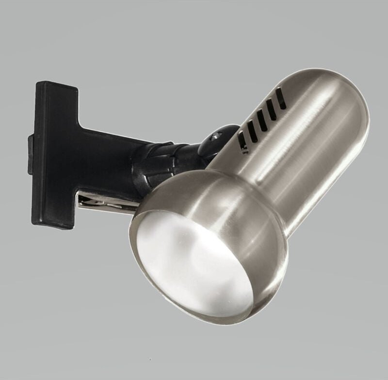 Eglo Klemmleuchte Manhatten E27 nickel-matt schwarz