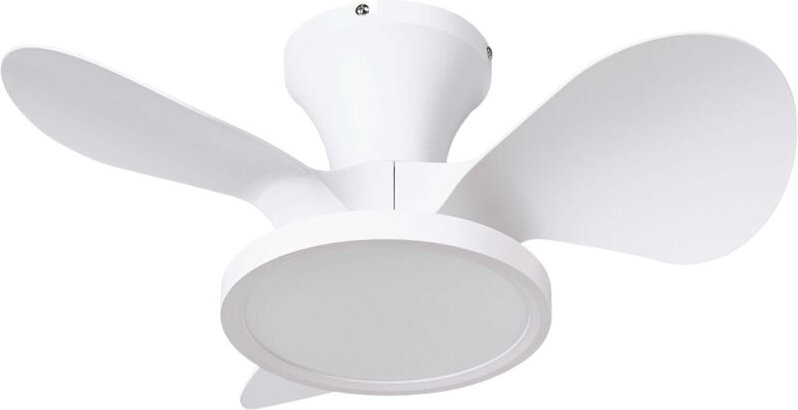 Deckenventilator mit Licht PUNTI mit Fernbedienung LED Weiß