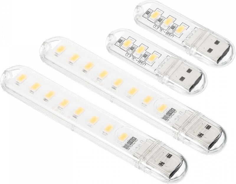 USB-Nachtlicht, 1 Set Mini-LED-Lampen zum Einstecken für Zuhause, zum Lesen, Schlafen und Campen, warmweiß