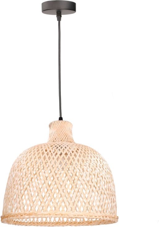 Forlight Lighting - Riba - Lámpara Colgante De Techo De Ratán Natural - Lámpara De Techo Moderna De e