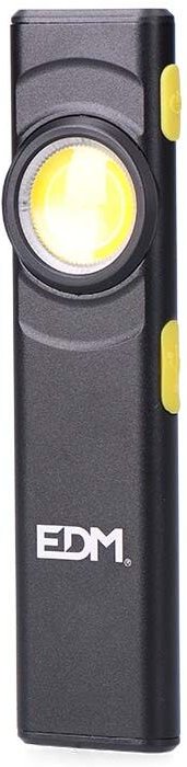 Ultraflache LED-Taschenlampe aus Aluminium, 5 W, 8 Modi, IP44 EDM 36113