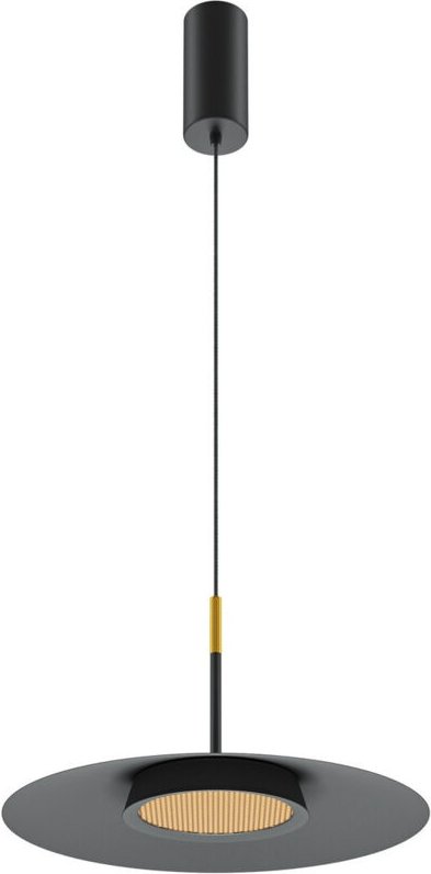 Maytoni El Moderne Kuppel-Hängeleuchte, Schwarz, 3000 K, 500 lm