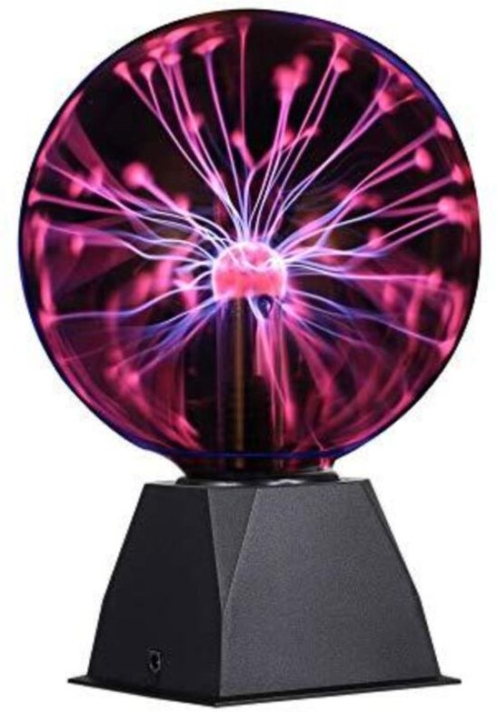 Goeco - 6 Zoll Magische Plasmakugel, Globe Sphere Light Berührungs- und Schallempfindliche Plasma Ball Elektrostatische ...