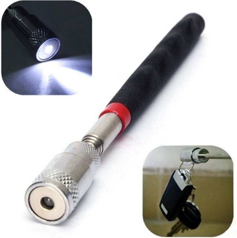 Trade Shop Traesio - Trade Shop - penna telescopica 80CM mit led-lights magnetica collettore precision strument -