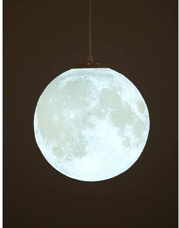 Mond Schlafzimmer Deckenleuchte Indoor Lunar Kronleuchter 18CM