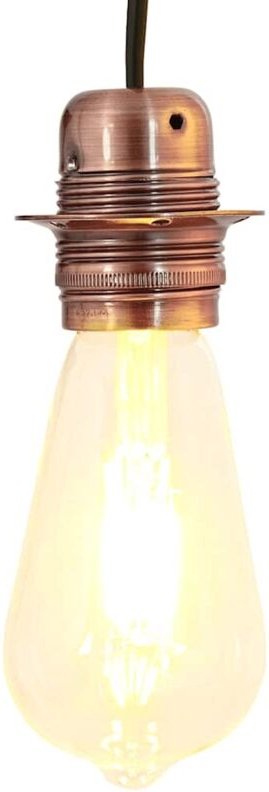 Lampenfassungen 2 Stk. Rot-Bronze E27 Vidaxl