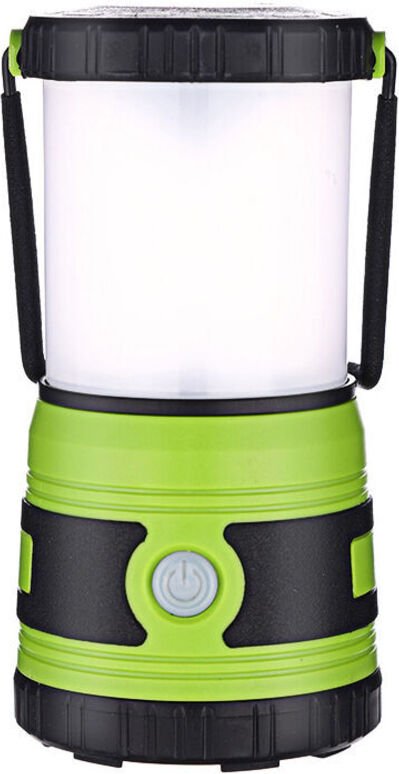 1500 Lumen LED-Campinglampe mit 4 Beleuchtungsmodi, einstellbarer Helligkeit, batteriebetrieben, geeignet für Camping.