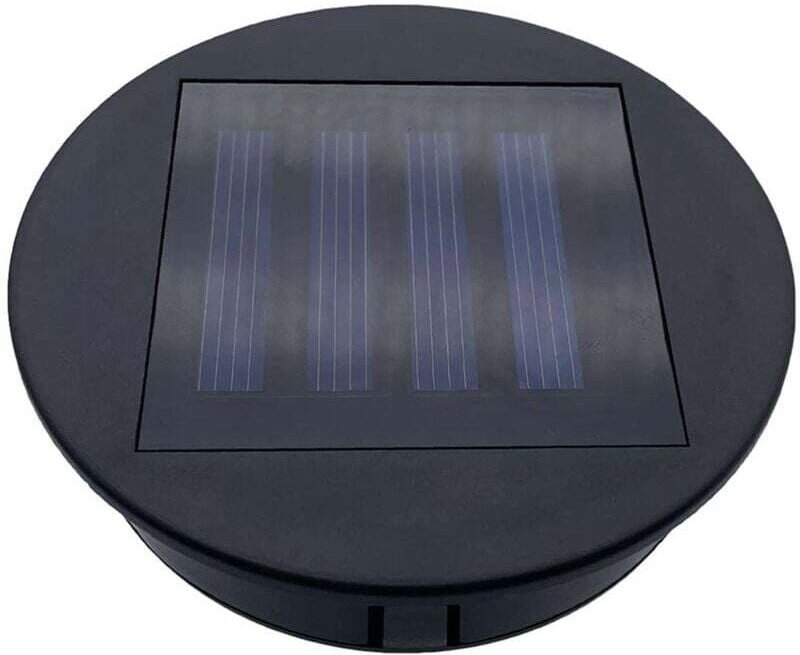 2er-Pack Ersatz-Solarleuchten für Laternen, wasserdichtes rundes Laternenzubehör (8 cm)