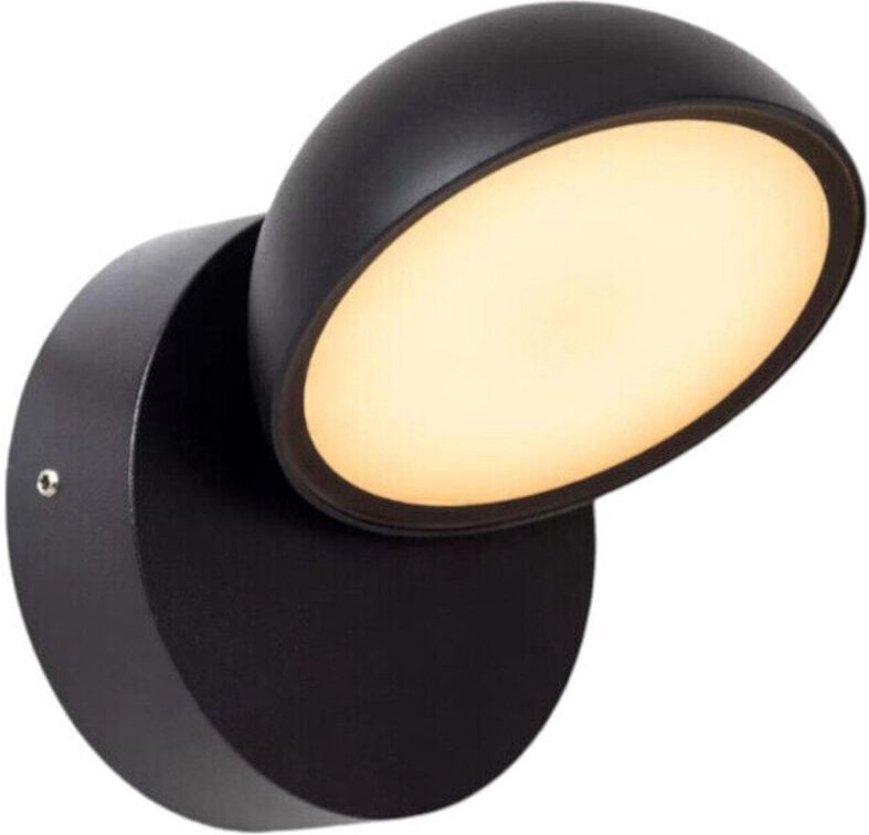 Trade Shop - copy of APPLIQUE LANTERNA DA PARETE PER GIARDINO FACCIATE LAMPADA DA MURO E27 IP44 819WB-B232 - Dunkelgrau