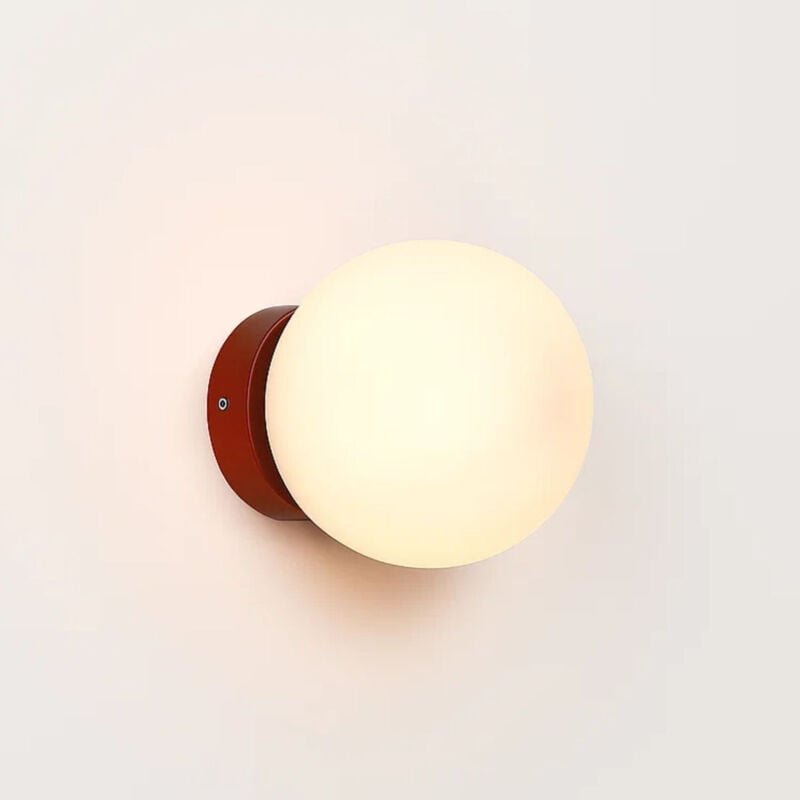 Opalglaskugel Wandleuchte „Rober“