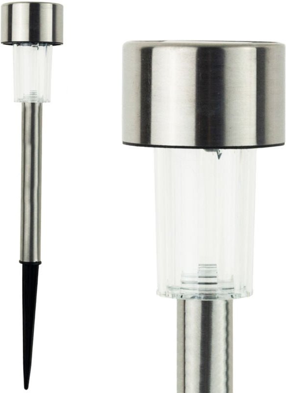 SOL0625 Solar-Gartenleuchte, LED-Lampe, Solarlampen, Edelstahl