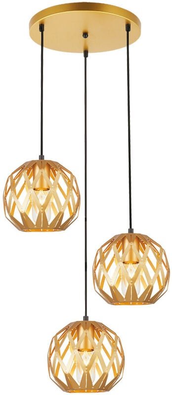 Hilo Moderne 3-flammige Cluster-Pendel-Deckenleuchte, E27 - Italux