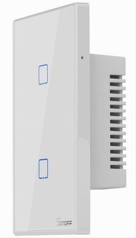 Trade Shop Traesio - Trade Shop - internationale luce parete smart home touch wireless wifi 2 canali sonoff T0US2C -