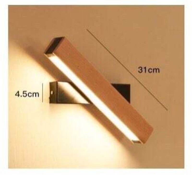 LED-Wandleuchte XU, 6 W, 360° drehbar, kaltweiß, 31 cm Durchmesser, 31 cm Durchmesser, Energieeffizienzklasse E (Schwarz...