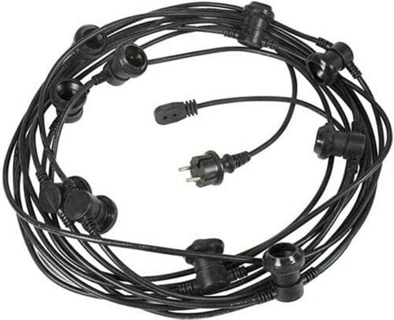 Trade Shop Traesio - Trade Shop - cordoniera con 10 porta lampada attacco E27 da 10MT für external und international -