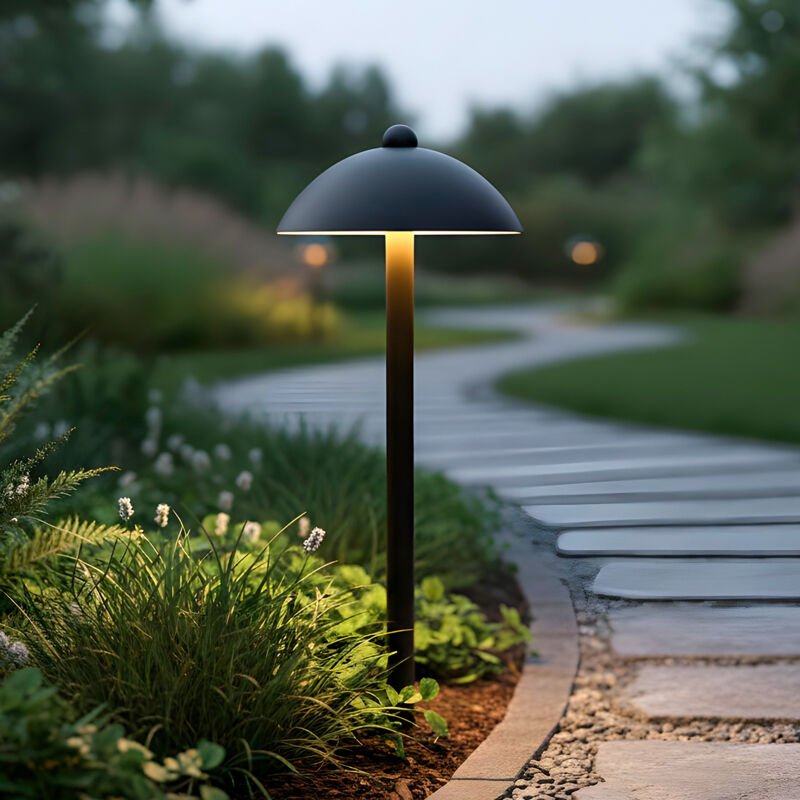 LED-Außenleuchte "Sarh", 70 cm, 7 W, 220 V AC, 3000 K, Schwarz