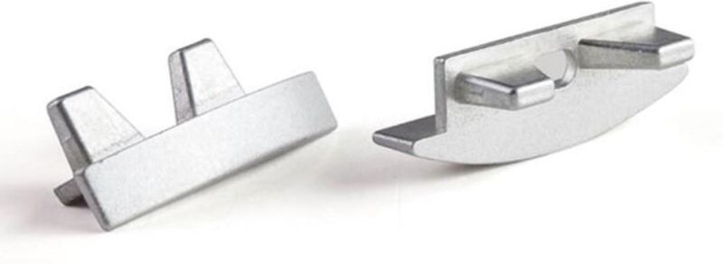 Velleman - LEDsON alu-endkappe für led-profil 'RSLW8' - ohne kabelloch - silber