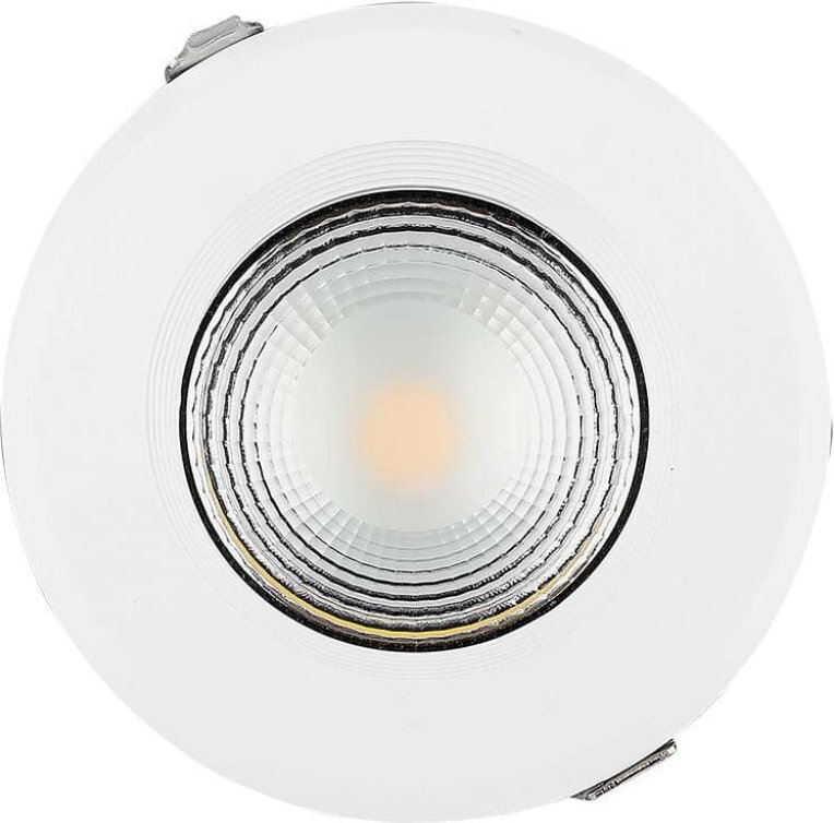 V-TAC Runder LED-Einbaustrahler COB LED 40W 120LM/W Weiß Farbe Kaltweiß
