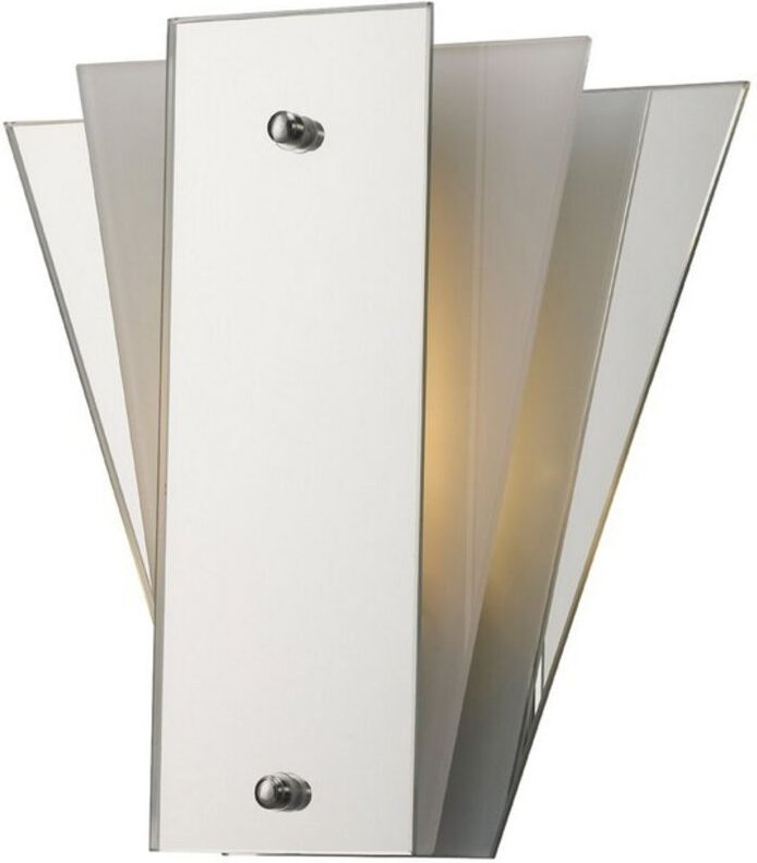 Inspired Deco - Atlantis - 3 Layer Flush Flush Wandleuchte, E27 Matt, Spiegel