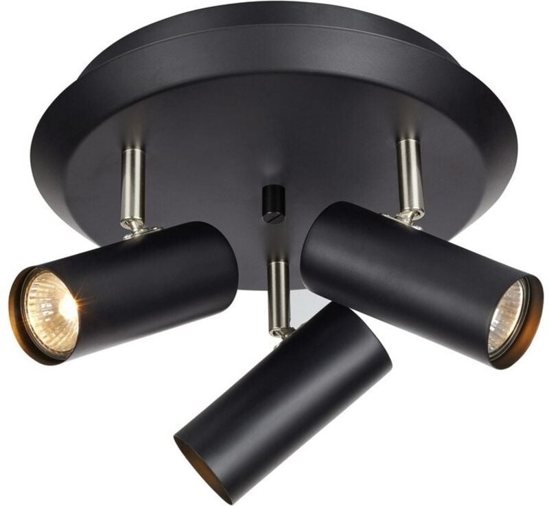 Markslojd - barcelona - 3 Light Indoor Deckenstrahler Cluster Lampe Schwarz, GU10