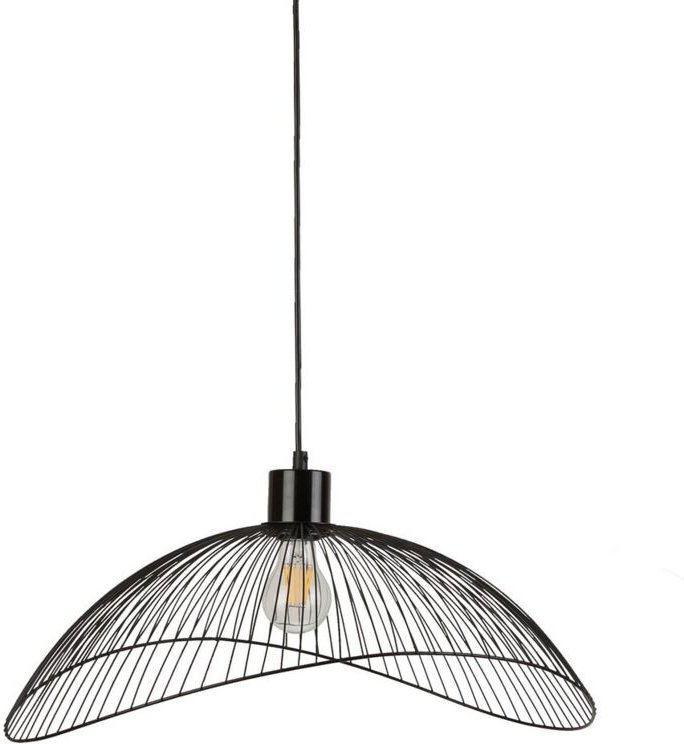 Italux Nunez - Moderner hängender Anhänger Schwarz Matt 1 Licht, E27