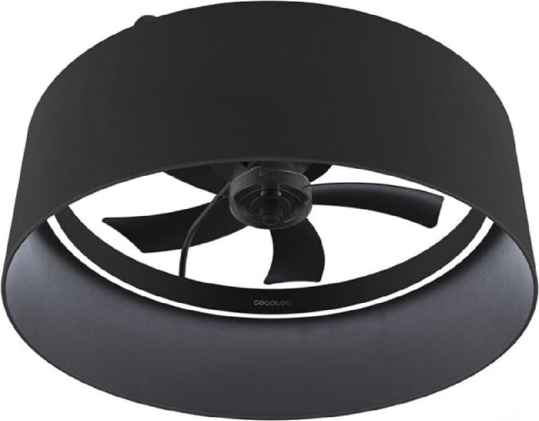 Deckenventilator mit Licht EnergySilence LampAero 650 Schwarz Design - Cecotec