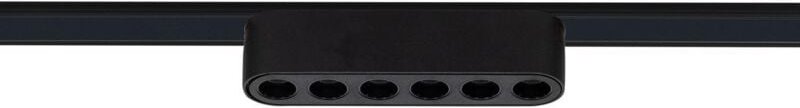 Efectoled - LED-Linearstrahler Magnetschiene 25mm SuperSlim 6W 48V Schwarz Optic 120mm 2700K Warmweiß