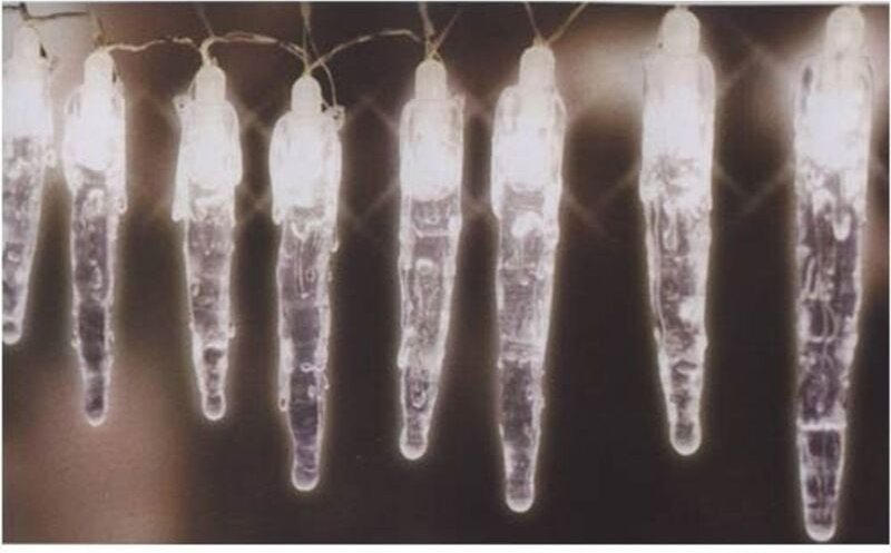 Buri - Eiszapfen Lichterkette 10 Mini Lichtern