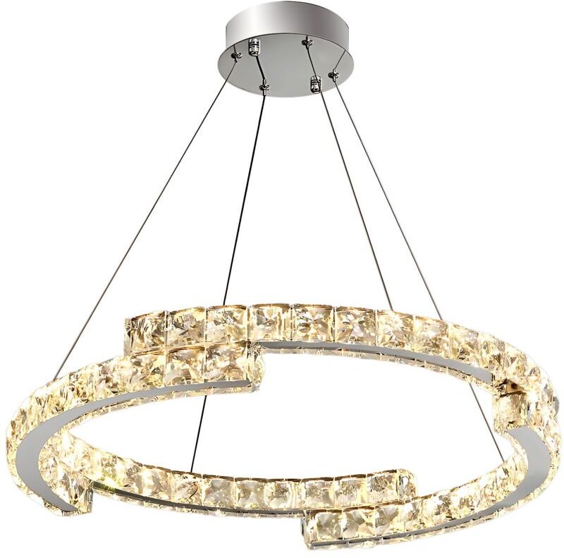 Led-Hängedeckenleuchte Toolight App1770-Cp Chrome 60cm