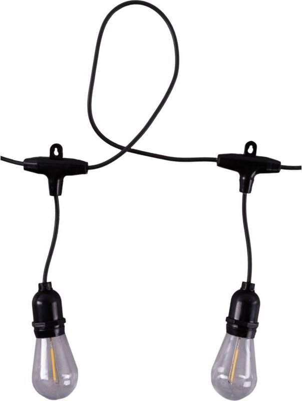 TrendLine LED Lichterkette 140 LED Edison Birne für Außen, LED Technik Außenlichterketten