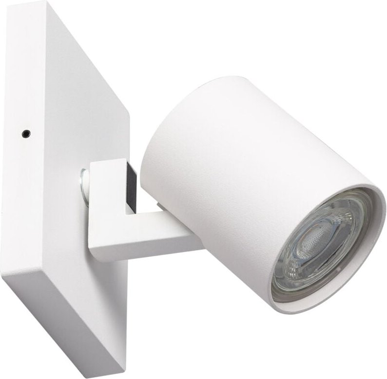 Aufbau-Strahler Schwenkbar aus Aluminium Gylu für Glühbirne GU10 Weiß