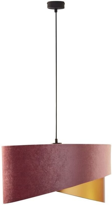 Thumbnail - Pendelleuchte Samt Optik Ø 50 cm Stoffschirm Hängelampe Schlafzimmer Hängeleuchte Wohnzimmer