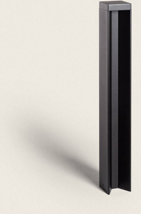 LED Bodenleuchte 65cm 8W Aluminium Renald Schwarz Schwarz