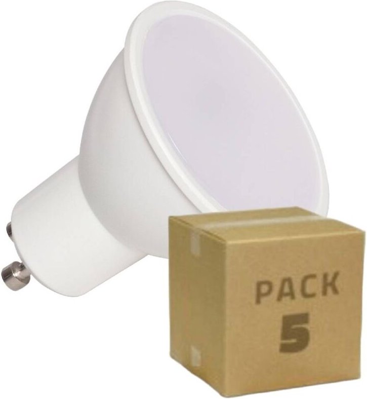 5er-Pack LED-Glühbirnen GU10 6W 550lm 100º No Flicker 4000K Neutralweiß