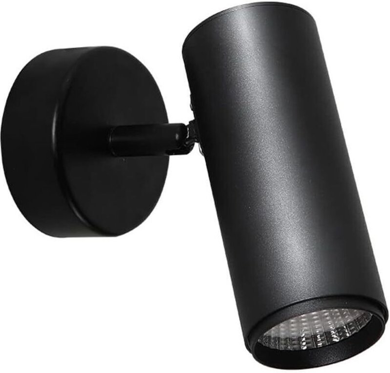 Moderne, minimalistische 5-W-Wandleuchte, LED-Aufbaustrahler, 180° horizontal drehbar, skandinavische Nachttischlampe