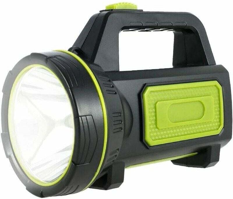 Extrem leistungsstarke, per USB aufladbare LED-Taschenlampe (135.000 Lumen, 6.000 mAh) mit Seitenlicht, wasserdichte Hoc...