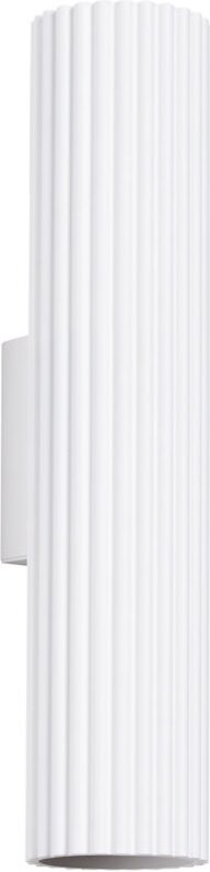 Sollux Karbon Minimalistische Up Down Wandleuchte 30cm Weiß